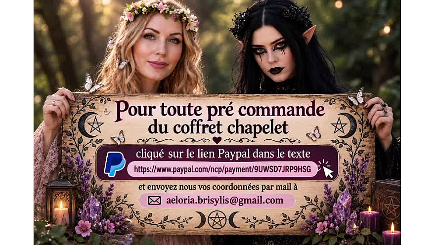 Le coffret Chapelet, venue du Pape en France ! 